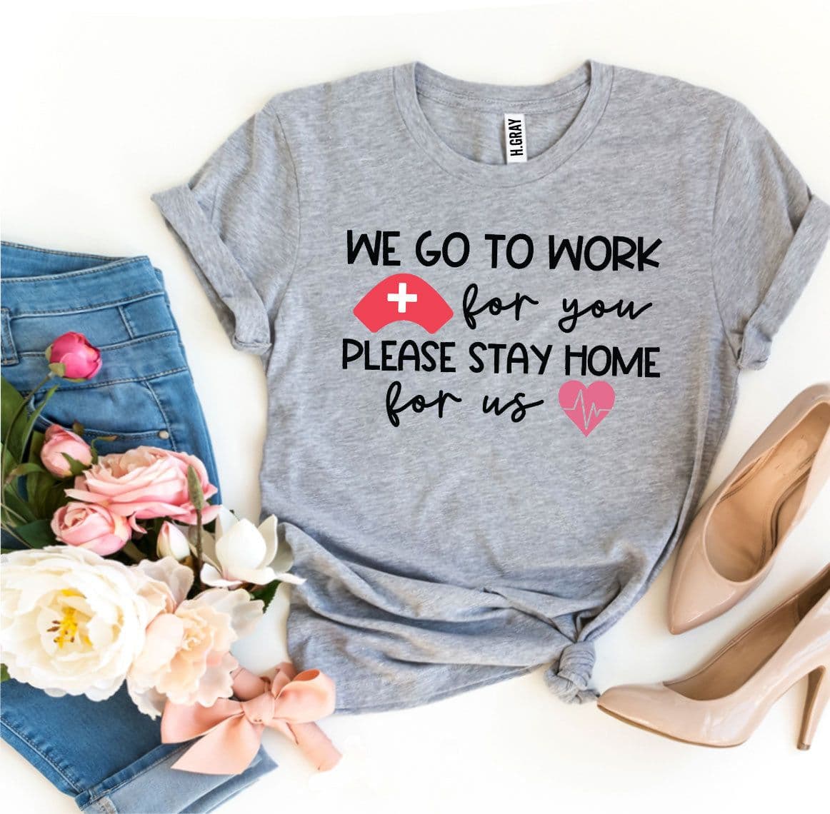 image-Bella Canvas "We Go To Work For You" T-shirt - XS to 3XL