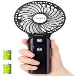image-Portable 5200mAh Power Bank Battery Handheld USB Fan
