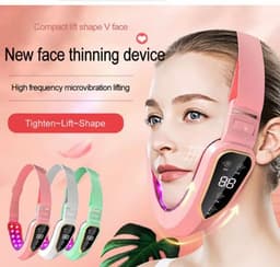 image-LED Photon Therapy Facial Slimming Massager Facial Lifting Device