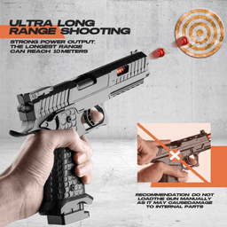 image-Automatic Shell Ejection Soft Bullet Toys Gun