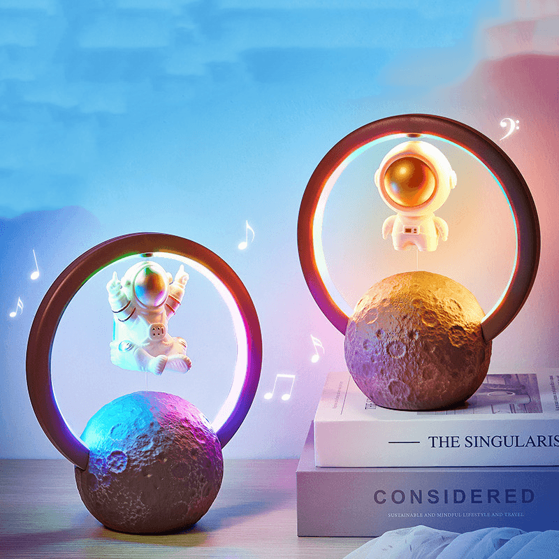 image-Magnetic Levitation Astronaut Bluetooth Wireless Speaker