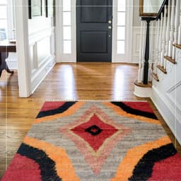 image-Berber Cornell Red Fluffy Soft Rug