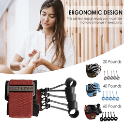 image-Finger Gripper Strength Trainer Hand Yoga Resistance Band