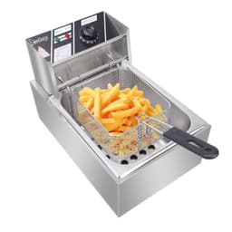 image-2.5KW 220-240V 6L Stainless Steel Single Cylinder Electric Frye