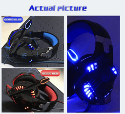 image-KOTION EACH G2000 Stereo Gaming Headset for PC Laptop PS4 Xbox