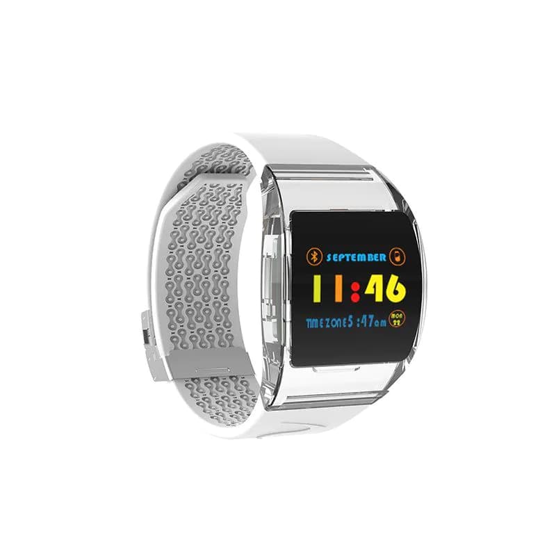 image-Smart Watch Health Monitor Arc Glass Bracelet