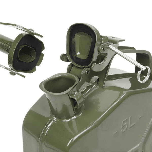 image-5L 0.6mm American Oil Barrel Army Green With Inverted Oil Pipe
