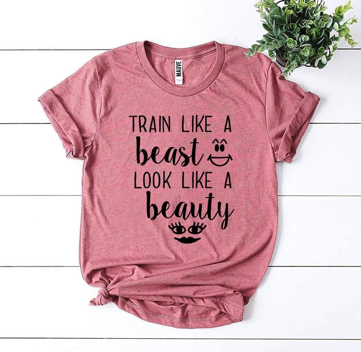 image-Bella Canvas "Train Like a Beast" T-Shirt - Cotton - Sizes XS-3XL