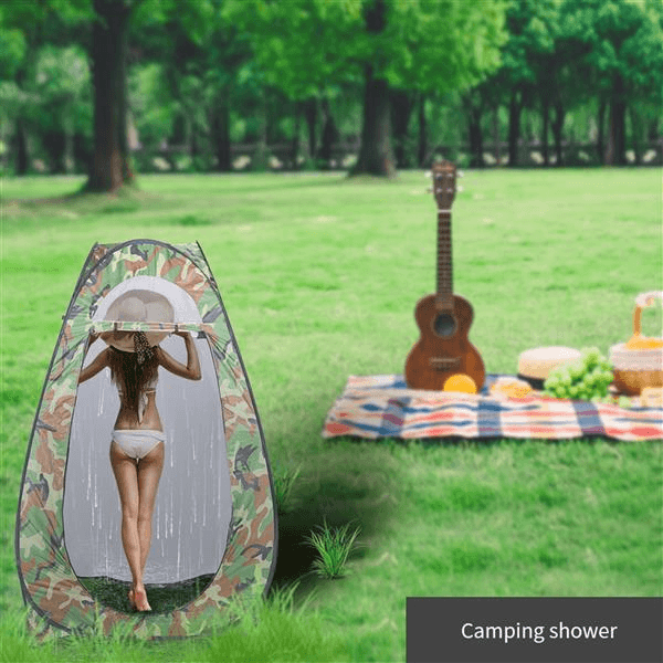 image-Portable Shower Tent Outdoor Privacy Toilet Changing Room