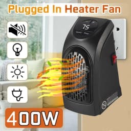 image-Portable Electric Heater Mini Fan Heater Warmer with Remote Control