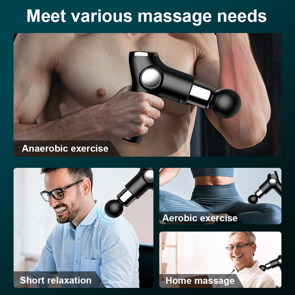 image-32 Speed Mini LED Deep Tissue Body Muscle Massage Gun