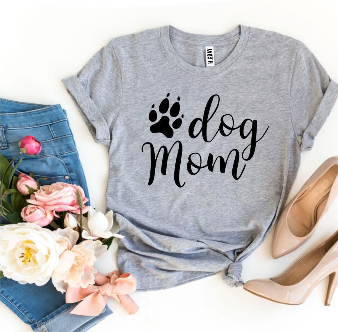 image-Bella Canvas Dog Mom T-Shirt - XS to 3XL