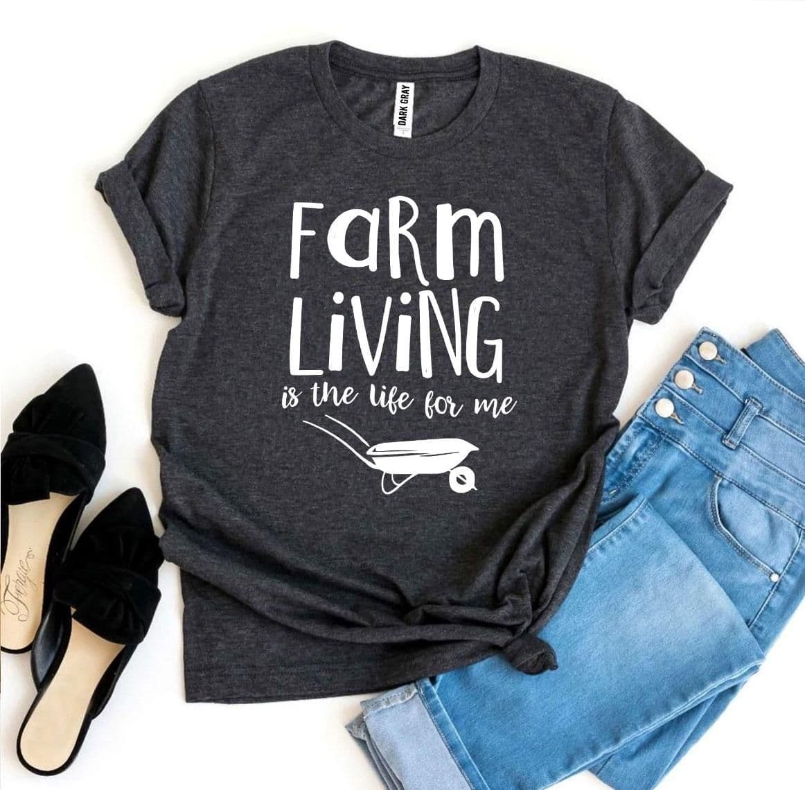 image-Bella Canvas Farm Living T-shirt - Premium Cotton, Comfortable Fit, Sizes XS-3XL