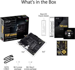 image-ASUS TUF Gaming A520M-Plus AMD A520 (Ryzen AM4) Micro ATX Motherboard