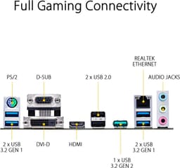 image-ASUS TUF Gaming A520M-Plus AMD A520 (Ryzen AM4) Micro ATX Motherboard