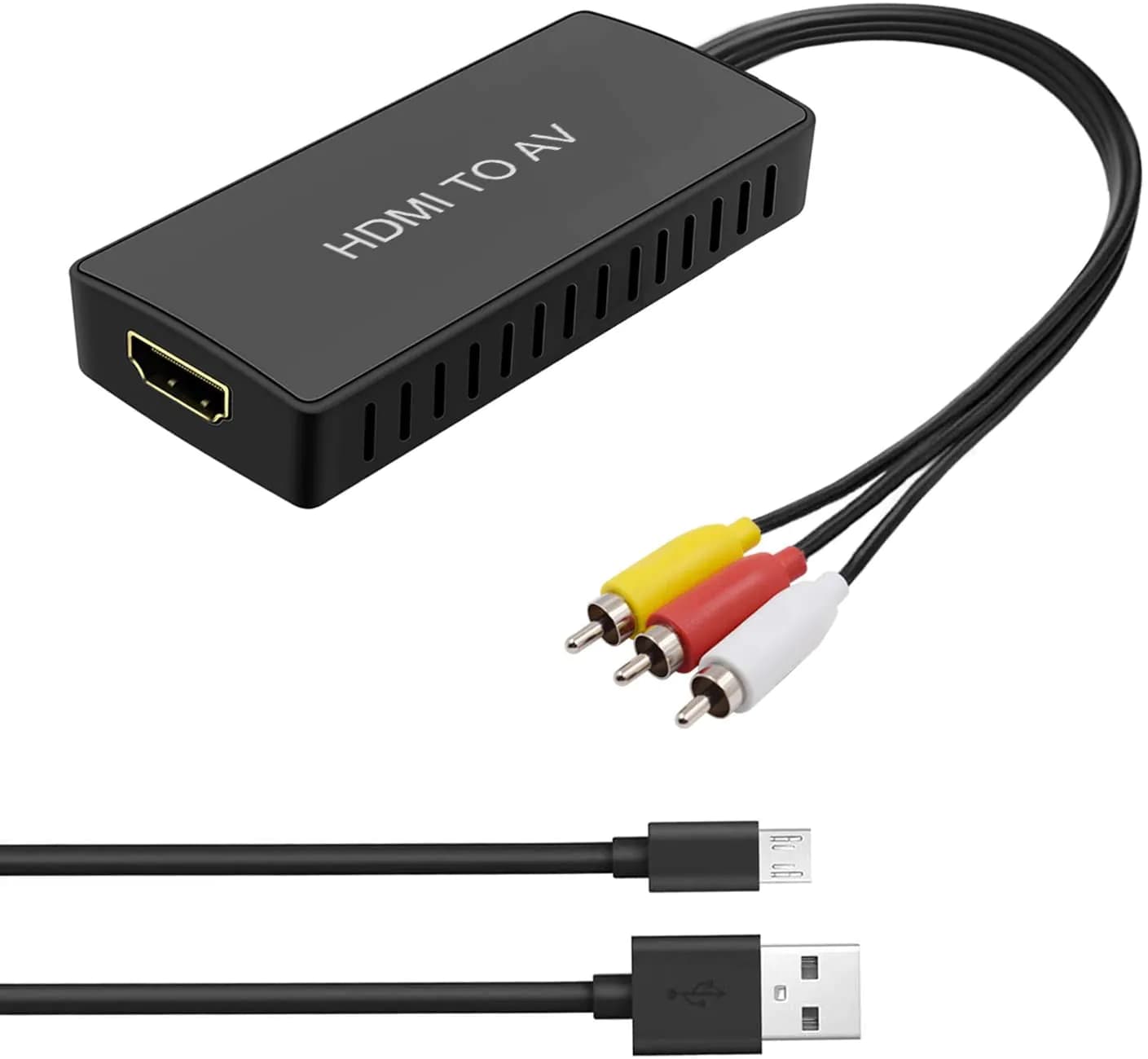 image-HDMI to AV Converter HDMI to Video Audio Adapter
