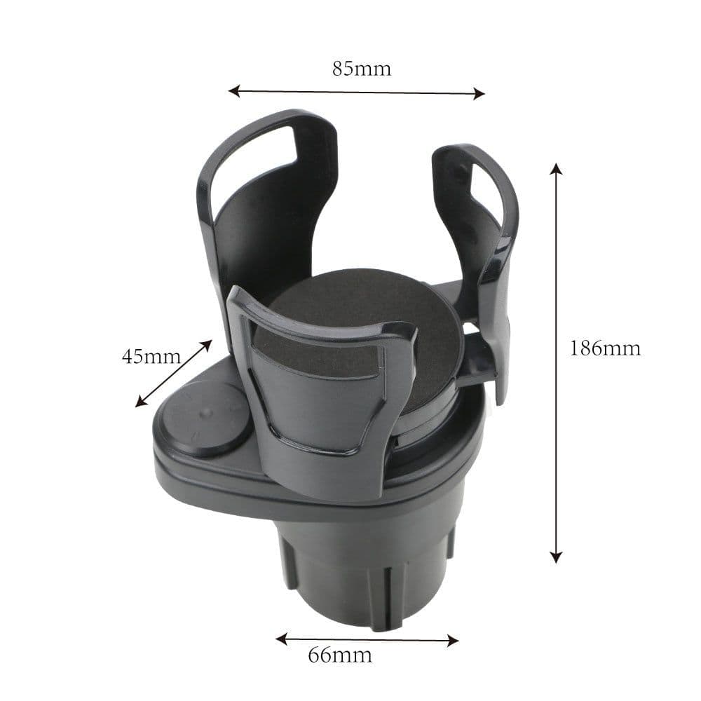 image-Multifunctional Adjustable Car Cup Holder Expander Adapter Base