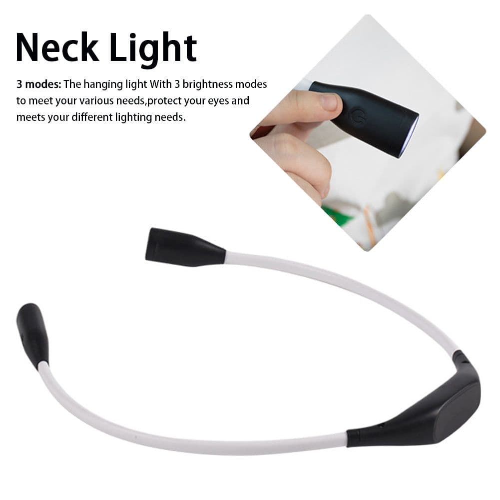 image-Led Neck Hanging Lamp Night Reading Lamp