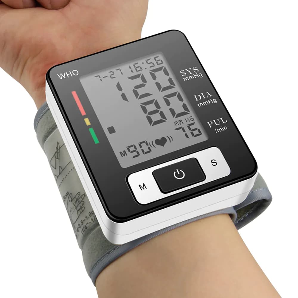 image-Cuff Wrist Sphygmomanometer Blood Presure Monitor