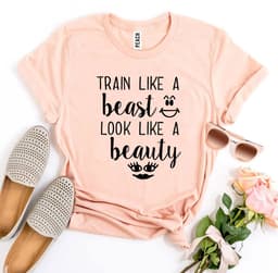 image-Bella Canvas "Train Like a Beast" T-Shirt - Cotton - Sizes XS-3XL