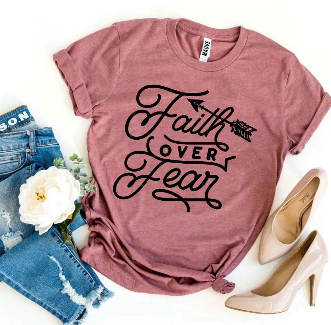 image-Bella Canvas Faith Over Fear T-Shirt