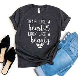 image-Bella Canvas "Train Like a Beast" T-Shirt - Cotton - Sizes XS-3XL