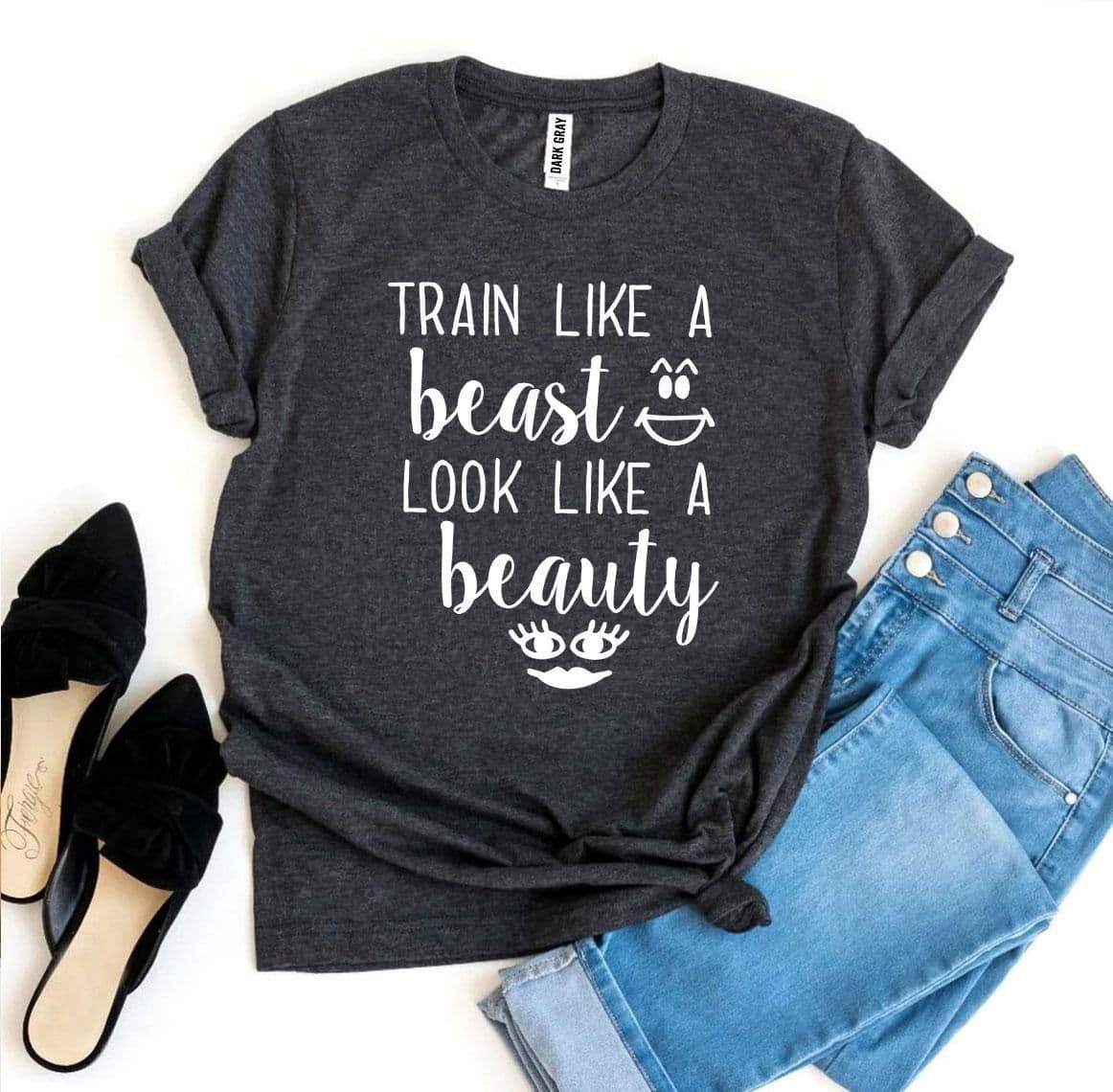 image-Bella Canvas "Train Like a Beast" T-Shirt - Cotton - Sizes XS-3XL