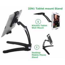 image-Kitchen Tablet Mount Stand Wall Desk Tablet