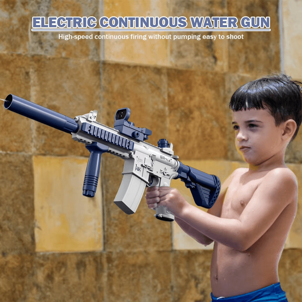 image-M416 Automatic Water Gun Electric Pistol Shooting Toy