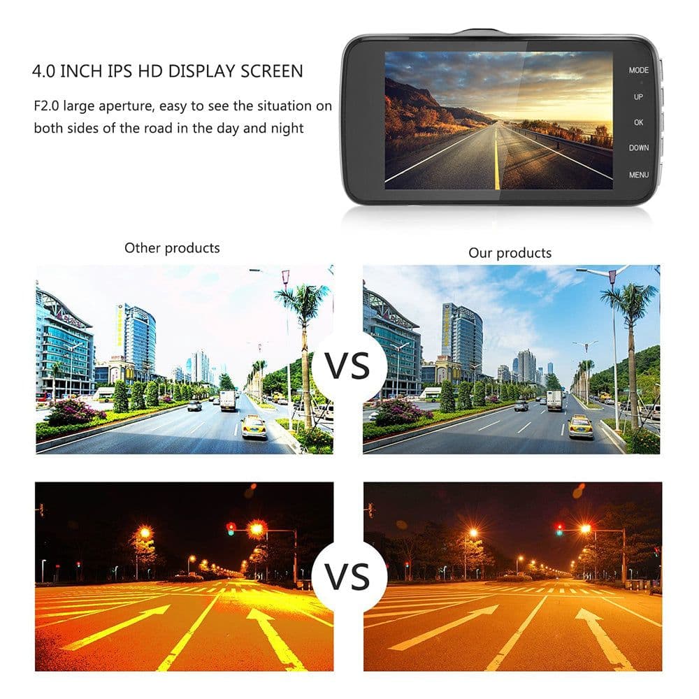 image-4" Dual Lens 1080P FHD 1.0MP Dash Camera Car DVR