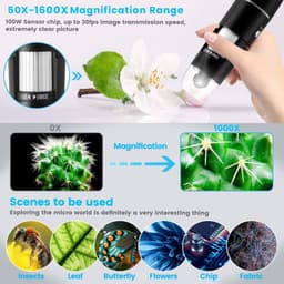 image-WiFi Handheld Digital Microscope iOS & Android Compatible
