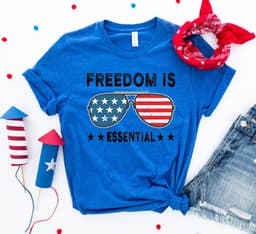 image-Freedom Essential T-Shirt - Bella Canvas Ring Spun Cotton - XL