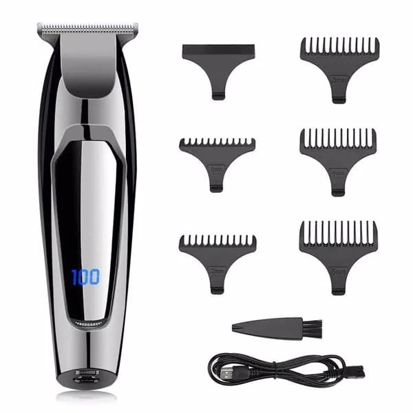 image-Professional hair clippers for men Cordless Haircut kit Beard Trimmer
