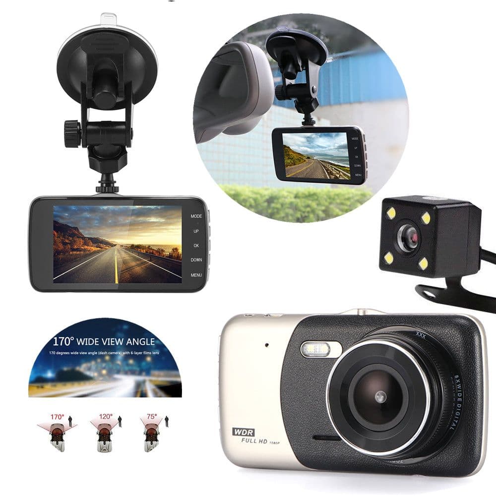 image-4" Dual Lens 1080P FHD 1.0MP Dash Camera Car DVR