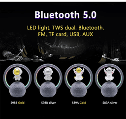 image-Magnetic Levitation Astronaut Bluetooth Wireless Speaker