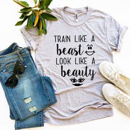 image-Bella Canvas "Train Like a Beast" T-Shirt - Cotton - Sizes XS-3XL