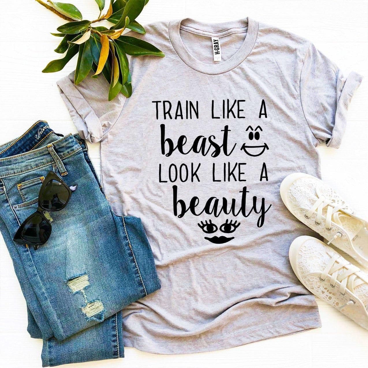 image-Bella Canvas "Train Like a Beast" T-Shirt - Cotton - Sizes XS-3XL