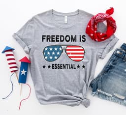 image-Freedom Essential T-Shirt - Bella Canvas Ring Spun Cotton - XL