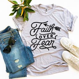 image-Bella Canvas Faith Over Fear T-Shirt