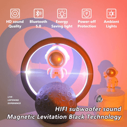 image-Magnetic Levitation Astronaut Bluetooth Wireless Speaker