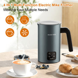 image-4 IN 1 Automatic Hot and Cold Foam Maker Frother for Coffee