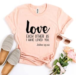 image-Bella Canvas Love Each Other T-shirt - Premium Cotton - XS-3XL