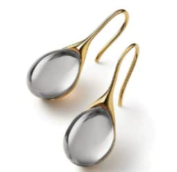 image-Four Color Inlaid Opal Earrings European And American Ladies Fashion Earrings