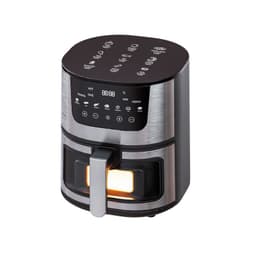 image-8L Smart Visual Air Fryer - Stainless Steel 1400W Oven