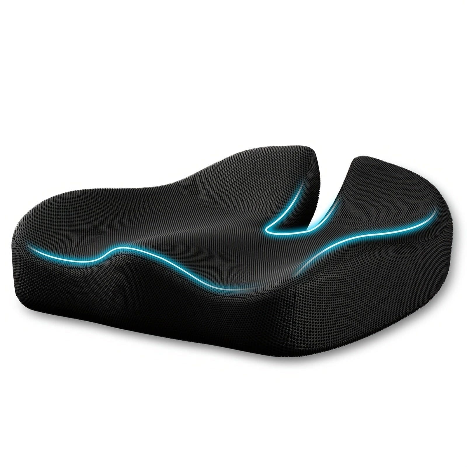 image-Memory Foam Seat Cushion with Extra Soft Ergonomic