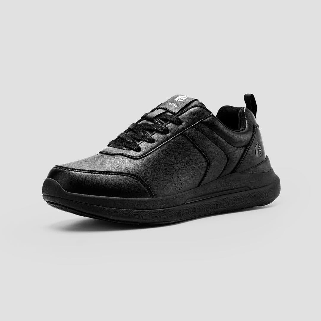 image-FitVille Men's BriskWalk Deluxe Lace-up Business Casual Sneaker V1