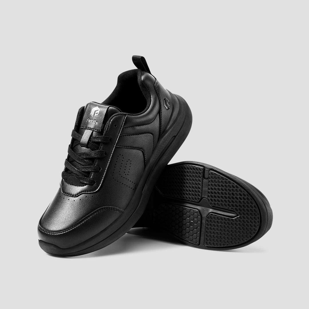 image-FitVille Men's BriskWalk Deluxe Lace-up Business Casual Sneaker V1