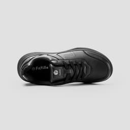 image-FitVille Men's BriskWalk Deluxe Lace-up Business Casual Sneaker V1