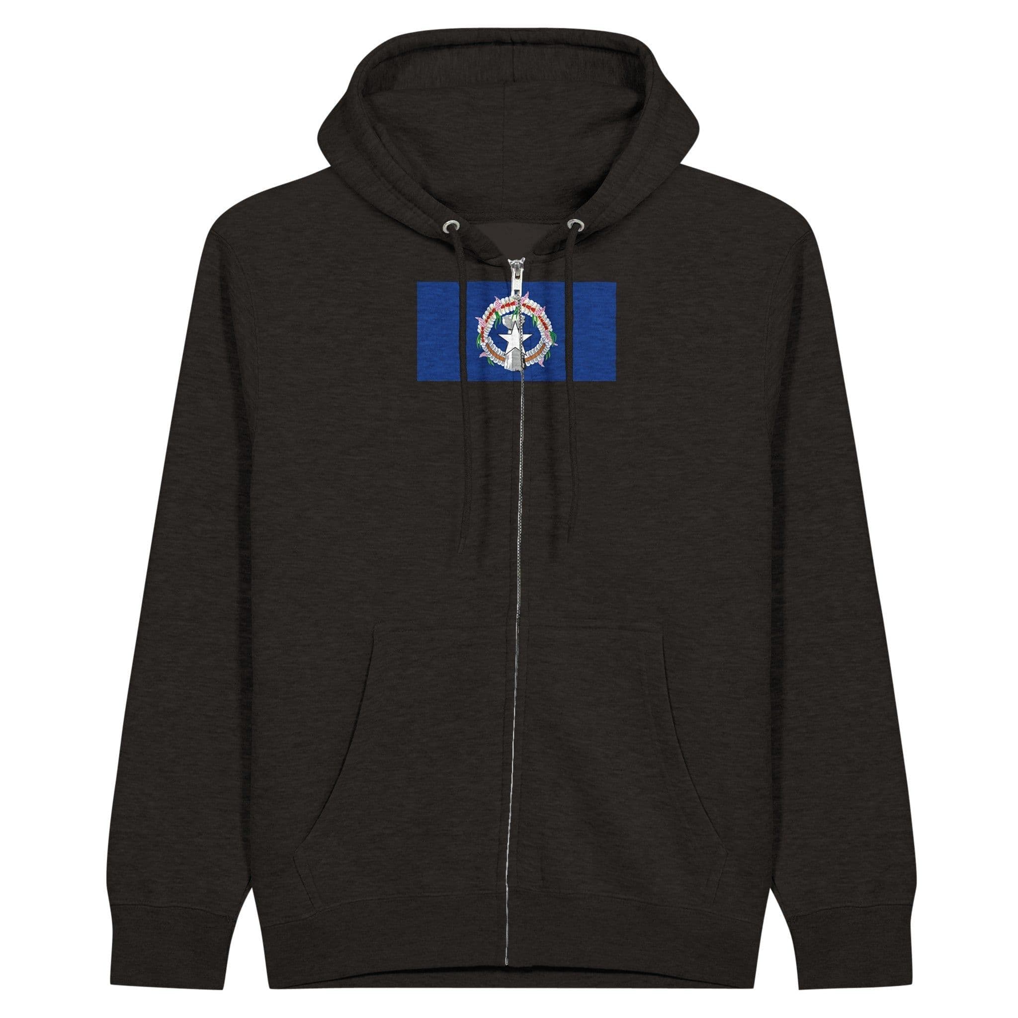 image-T-shirt Texte Drapeau des Îles Mariannes du Nord - Sweats à capuche