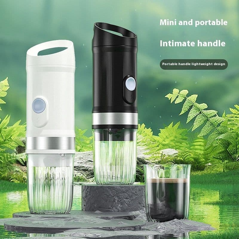 image-Portable Capsule Coffee Machine 3-in-1 Travel Essential